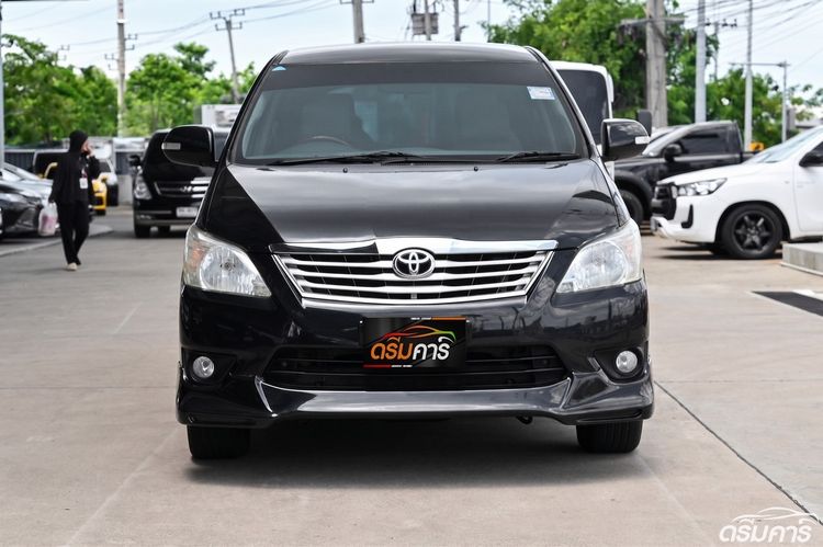 Toyota Innova 2012 2.0 V Utility-car เบนซิน ไม่ติดแก๊ส เกียร์อัตโนมัติ ดำ รูปที่ 2