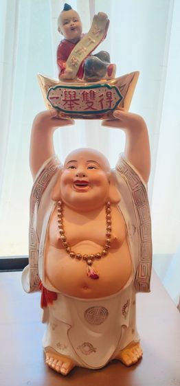 พระสังกัจจายน์ชูก้อนทอง-กุมาร สูง70 ซม. 