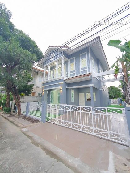 ขายบ้านเดี่ยวมีพื้นที่รอบบ้าน หลังบ้านไม่ชนใคร