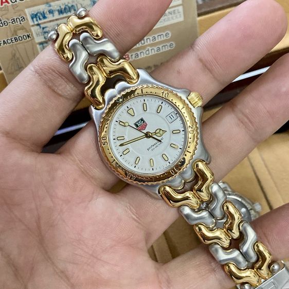 Tag Heuer หน้าขาว 2ชั้น 2กษัตริย์ Boy Size