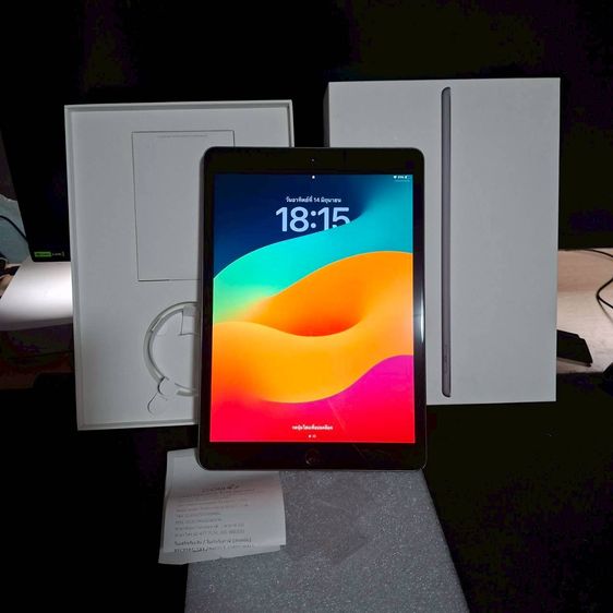 Apple 32 GB iPad Gen 7 32GB WiFi สี Space Gray เครื่องเดิม ใช้เอง ไม่ผ่านการซ่อม สแกนนิ้วได้