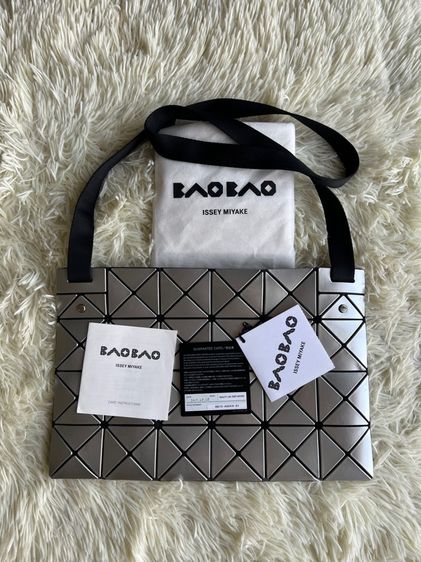 ไม่ระบุ พลาสติก เอบีเอส Bao Bao Issey Miyake Used Baobao 6x4 สีเงิน