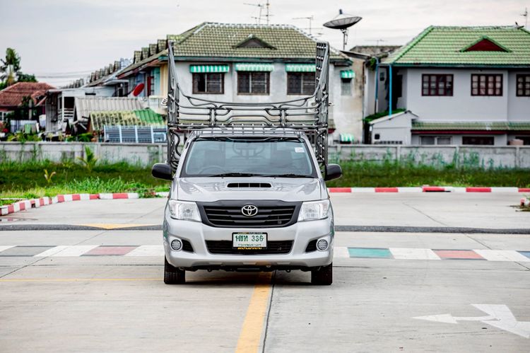 Toyota Hilux Vigo Champ 2015 2.5 J Single Cab Pickup ดีเซล เกียร์ธรรมดา เทา รูปที่ 2