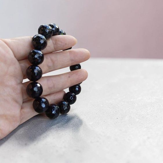 สร้อยข้อมือนิลแท้ เจียเหลี่ยม รูปที่ 2
