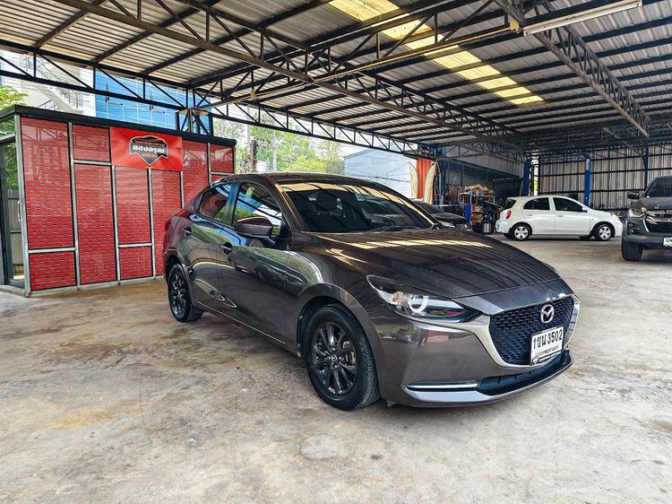 Mazda Mazda 2 2020 1.3 Skyactiv-G S Leather Sedan Sedan เบนซิน ไม่ติดแก๊ส เกียร์อัตโนมัติ เทา รูปที่ 3