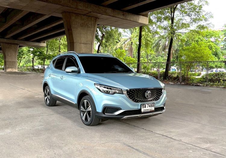 MG ZS 2020 EV Utility-car ไฟฟ้า ไม่ติดแก๊ส เกียร์อัตโนมัติ ฟ้า รูปที่ 3