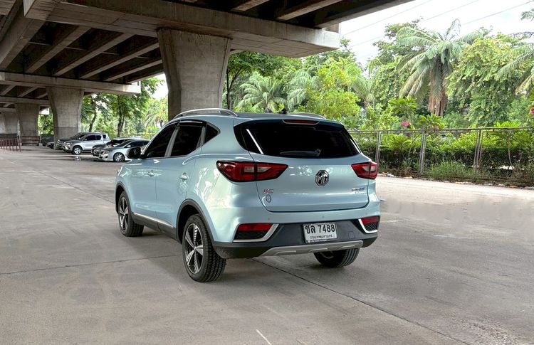 MG ZS 2020 EV Utility-car ไฟฟ้า ไม่ติดแก๊ส เกียร์อัตโนมัติ ฟ้า รูปที่ 4