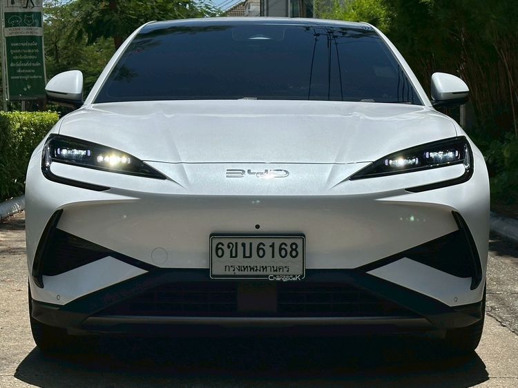 BYD Sealion 7 2025 AWD Performance Utility-car ไฟฟ้า ไม่ติดแก๊ส เกียร์อัตโนมัติ ขาว รูปที่ 3
