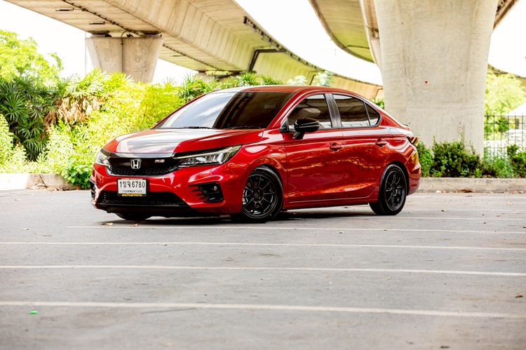 Honda City 2020 1.0 RS Sedan เบนซิน เกียร์อัตโนมัติ แดง รูปที่ 4