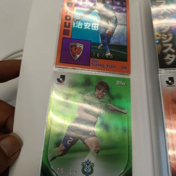 การ์ดบอล J.league runnumber ยกแฟ้ม รูปที่ 2