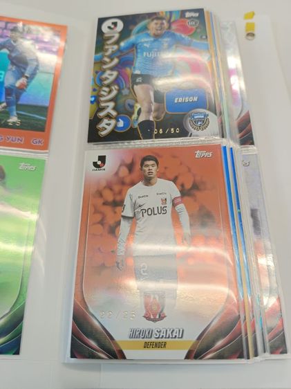 การ์ดบอล J.league runnumber ยกแฟ้ม รูปที่ 4