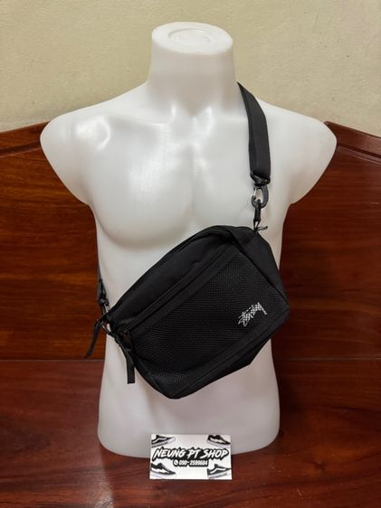 Stussy Bag Black สะพายข้าง มือ 2  ราคา  190฿  รวมส่ง  สินค้า มือ 2 