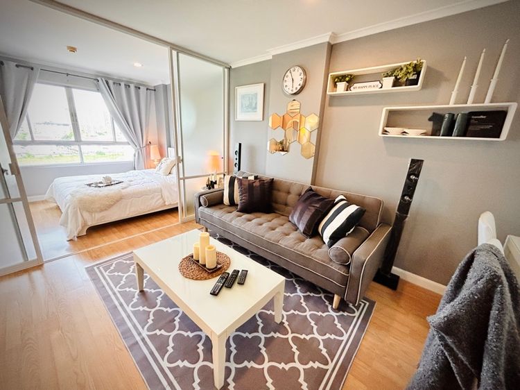 ตกแต่งครบ ไม่อนุญาต ให้เช่า LPNรามคำแหง 26 วิวสระ วิวสวย 1 Bedroom ทำเลดี ใกล้มหาวิทยาลัยABAC 