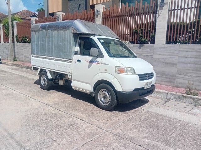 Suzuki Carry 2015 1.6 Mini Truck Pickup เบนซิน ไม่ติดแก๊ส เกียร์ธรรมดา ขาว