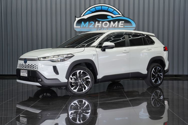Toyota Corolla Cross 2024 1.8 HEV Premium Utility-car ไฮบริด เกียร์อัตโนมัติ ขาว