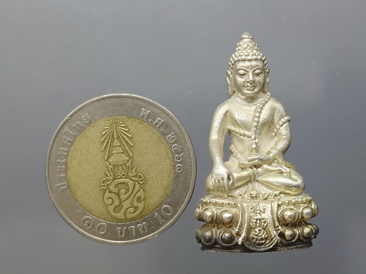 พระกริ่งคุ้มเกล้า หน้าไทย (ศิรากาศ) เนื้อเงิน หายาก พ.ศ.2522 สภาพสวย ผิวเดิมๆ รูปที่ 6