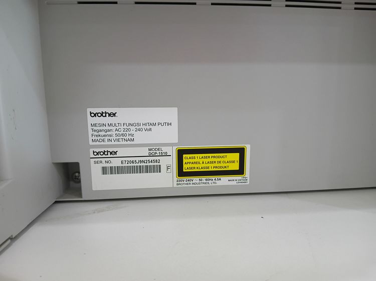 ขายปริ้นเตอร์ Brother Model DCP-1510 ขาย 1,700 บาท รูปที่ 8