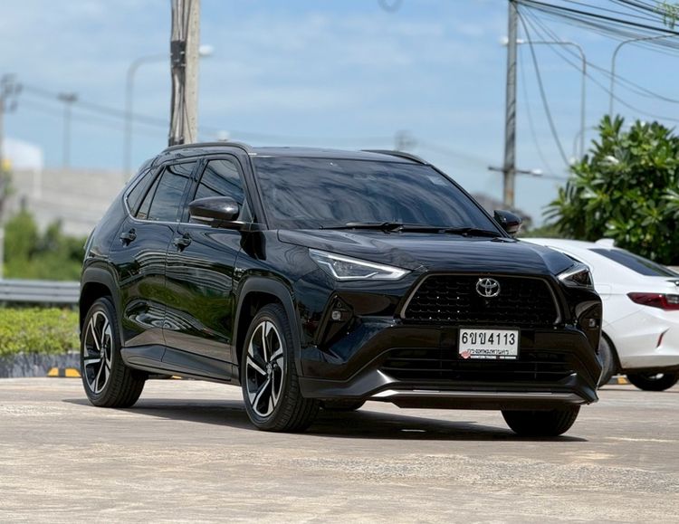 รถ Toyota Yaris Cross 1.5 HEV Premium Luxury สี ดำ