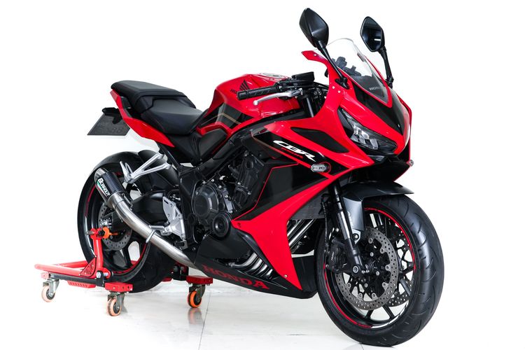 HONDA CBR 650R สีแดง ปี2023 วิ่งน้อย 3,200km ไมล์แท้ มือเดียว ท่อ BURNOUT รถสวยมากไม่มีชนไม่มีล้ม รูปที่ 15