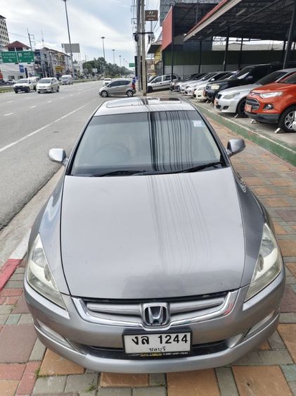 Honda Accord 2003 3.0 V6 i-VTEC Sedan เบนซิน ไม่ติดแก๊ส เกียร์อัตโนมัติ เทา รูปที่ 2