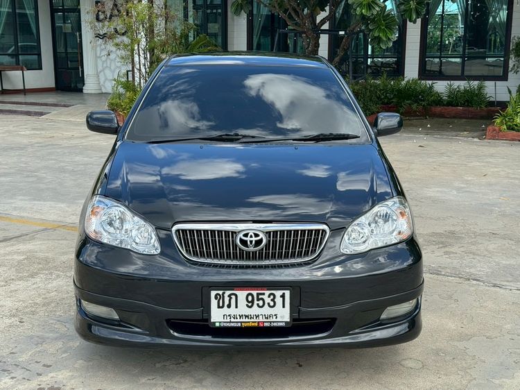Toyota Altis 2007 1.6 G Sedan เบนซิน ไม่ติดแก๊ส เกียร์อัตโนมัติ ดำ รูปที่ 2