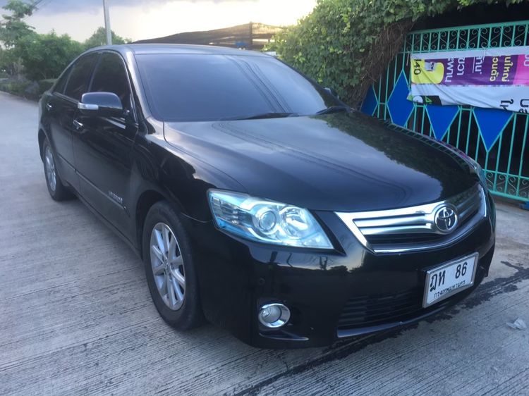 รถ Toyota Camry 2.4 Hybrid สี ดำ