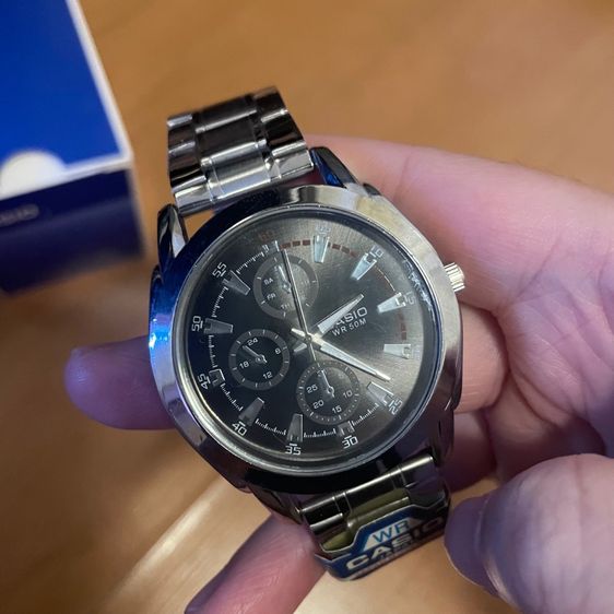นาฬิกา CASIO สายเลส ซื้อมา1700 ขายต่อ 390 พร้อมกล่อง  มีเก็บเงินปลายทาง รูปที่ 2