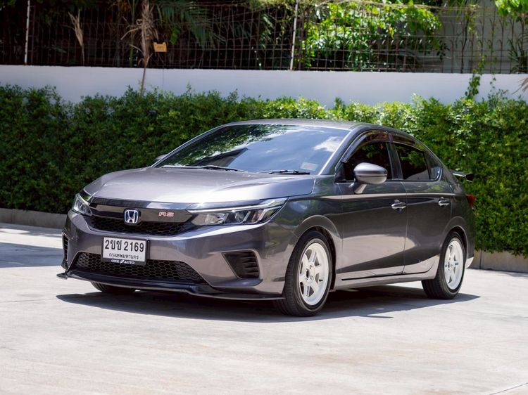 Honda City 2021 1.0 V Sedan เบนซิน ไม่ติดแก๊ส เกียร์อัตโนมัติ เทา รูปที่ 3