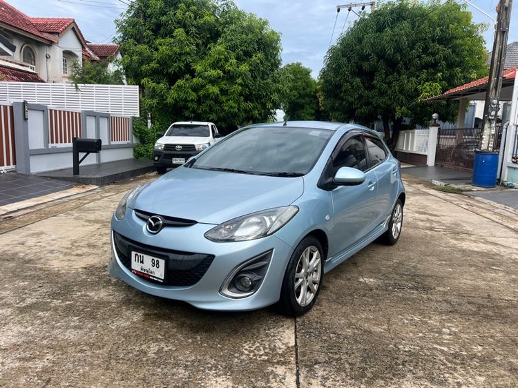 รถ Mazda Mazda 2 1.5 Spirit Sports สี ฟ้า