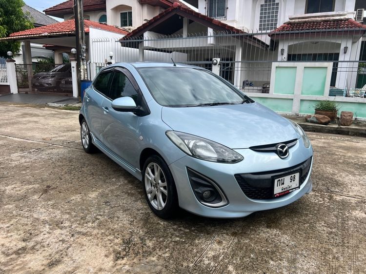 Mazda Mazda 2 2012 1.5 Spirit Sports Sedan เบนซิน ไม่ติดแก๊ส เกียร์อัตโนมัติ ฟ้า รูปที่ 2