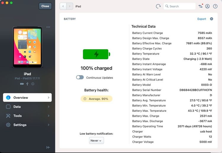 ขาย iPad 6th Gen Wi-Fi + Cellular 128GB มือสอง แถม apple pencil 1 รูปที่ 11