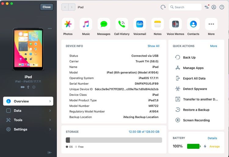 ขาย iPad 6th Gen Wi-Fi + Cellular 128GB มือสอง แถม apple pencil 1 รูปที่ 10
