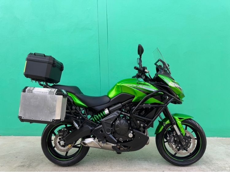 2019 Kawasaki Versys650 สีเขียวดำ ปี18จด19 วิ่ง9,000โล 