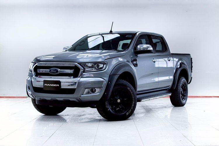 Ford Ranger 2019 2.2 Hi-Rider XLT Pickup ดีเซล ไม่ติดแก๊ส เกียร์อัตโนมัติ เทา