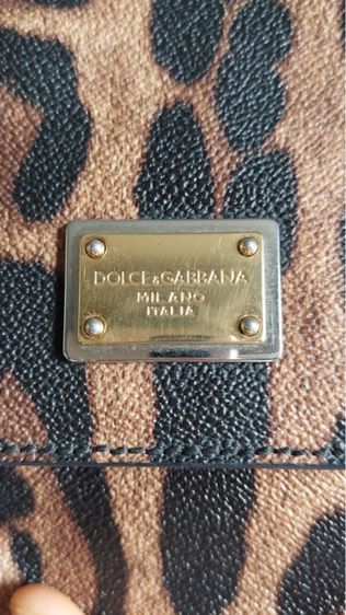 กระเป๋าถือ Dolce and Gabbana ของแท้ลายเสือ  รูปที่ 8