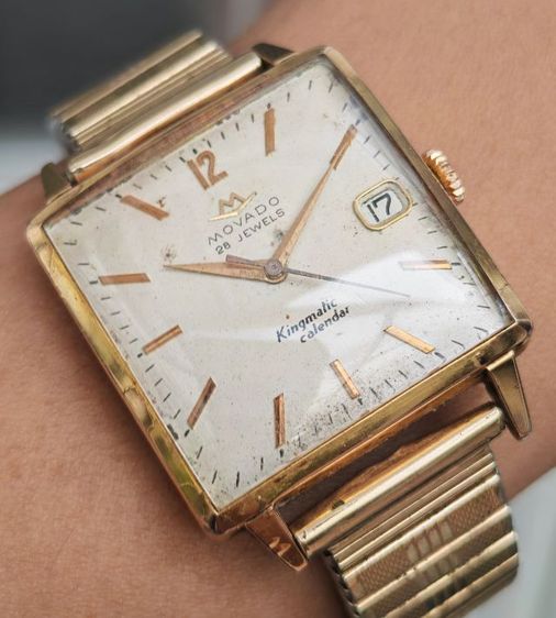 นาฬิกา Vintage Movado Kingmatic หายากมากๆ ราคาสุดแบ่งปันครับ รูปที่ 6