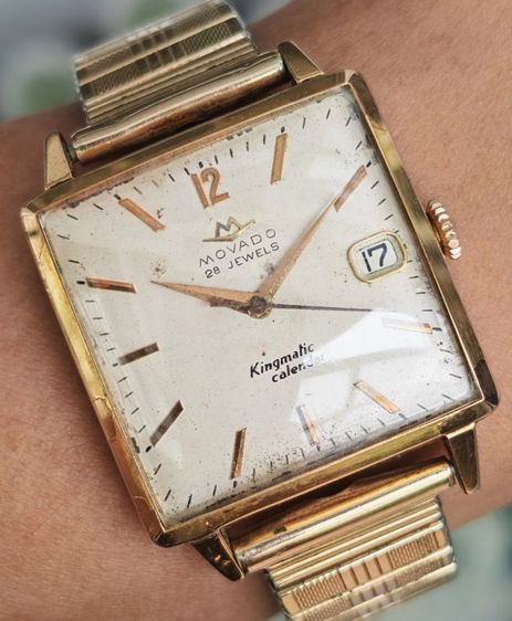 นาฬิกา Vintage Movado Kingmatic หายากมากๆ ราคาสุดแบ่งปันครับ รูปที่ 7