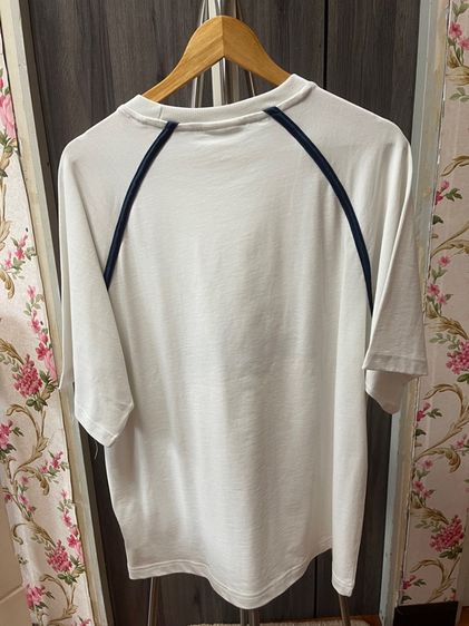 T Shirt Adidas Logo White Red รูปที่ 2