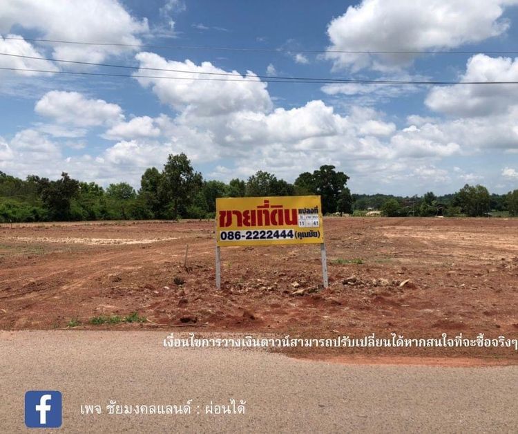 ที่ดินผ่อนได้ แบ่งล๊อก บ้านหนองเม็ก ต.หนองเม็ก อ.หนองหาน จ.อุดรธานี รูปที่ 2