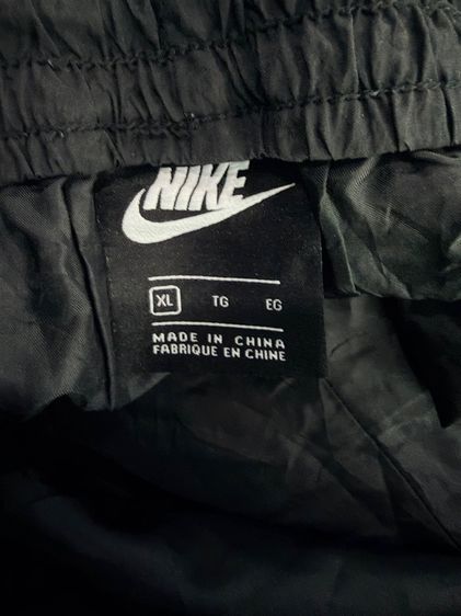 กางเกงวอร์มสีดำ(ผ้าร่ม) แบรนด์ Nike all black  รูปที่ 6