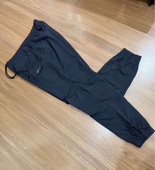 กางเกงวอร์มสีดำ(ผ้าร่ม) แบรนด์ Nike all black  รูปที่ 9