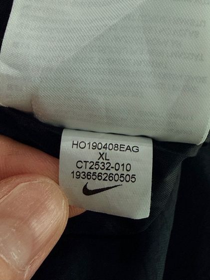 กางเกงวอร์มสีดำ(ผ้าร่ม) แบรนด์ Nike all black  รูปที่ 7