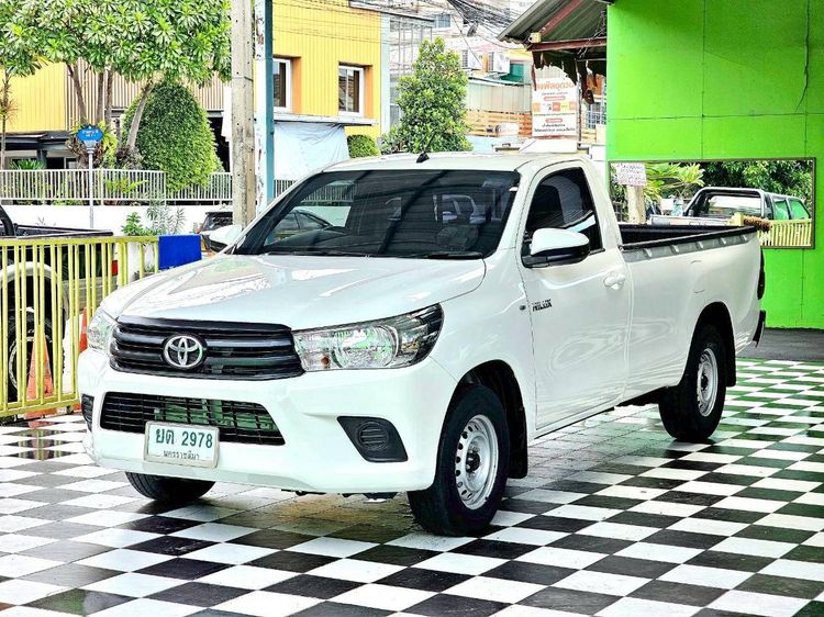 Toyota Hilux Revo 2020 2.4 J Plus Pickup ดีเซล ไม่ติดแก๊ส เกียร์ธรรมดา ขาว รูปที่ 2