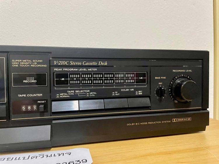 เครื่องเล่นและบันทึกเทปคาสเซ็ทวินเทจ TEAC V-210C Stereo Cassette Deck  รูปที่ 4