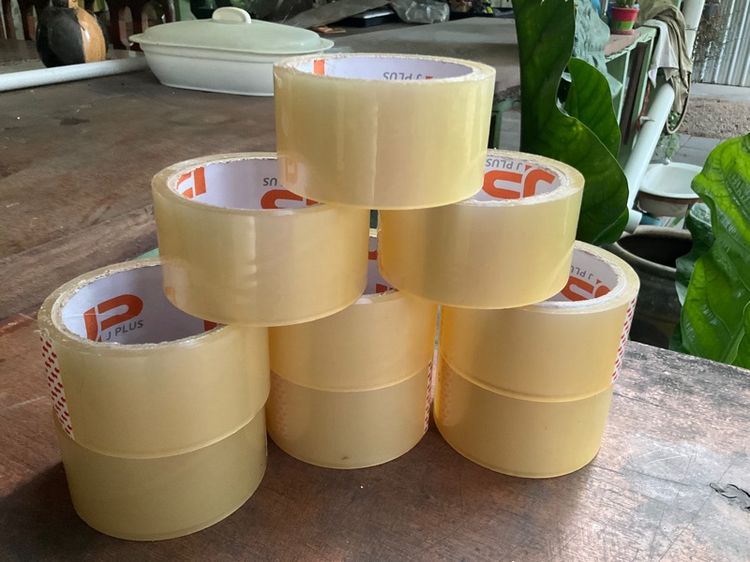 เทปใส เทปปิดกล่อง 2 นิ้ว ยาว 45 หลา J PLUS TAPE (1 ม้วน ) 45 ไมครอน รูปที่ 2