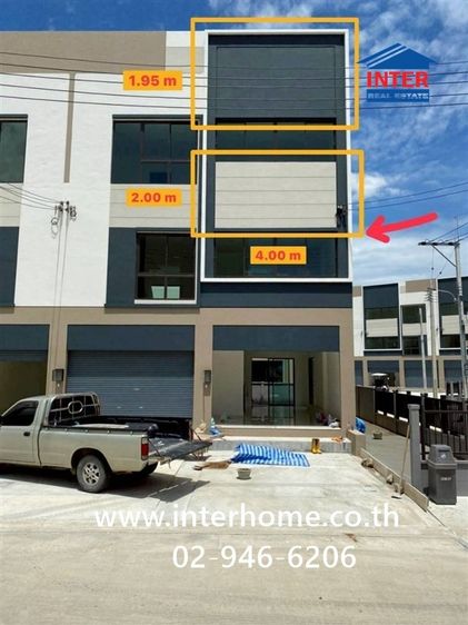 ทาวน์เฮ้าส์ 3 ชั้น 24.9 ตร.ว. หมู่บ้านดิสทริค เทพารักษ์ ซอยทางหลวงชนบทสมุทรปราการ3023 ถนนแพรกษา ถนนเทพารักษ์ เมืองสมุทรปราการ สมุทรปราการ