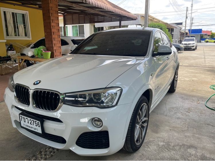 BMW X4 2016 2.0 xDrive20d M Sport 4WD Sedan ดีเซล ไม่ติดแก๊ส เกียร์อัตโนมัติ ขาว รูปที่ 4