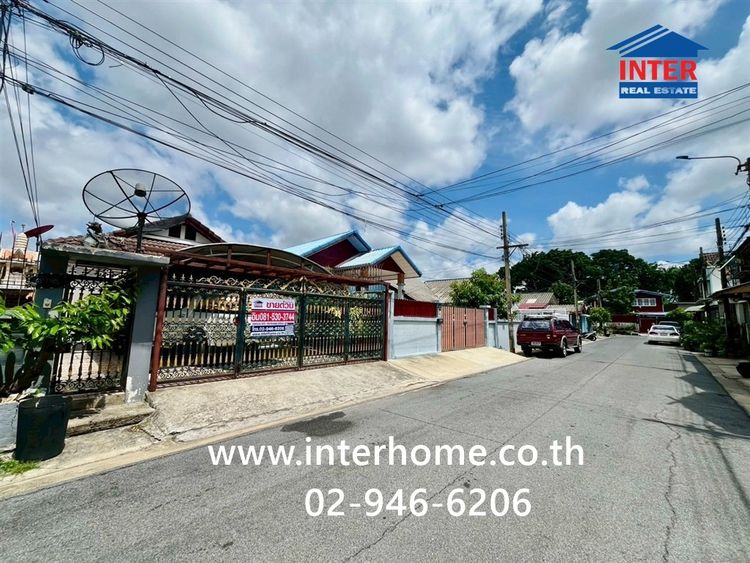 บ้านเดี่ยว 1 ชั้น 52 ตร.ว. หมู่บ้านวังทองวิลเลจ 1 ซอยเสรีไทย41 ถนนเสรีไทย ถนนศรีบูรพา เขตบึงกุ่ม กรุงเทพมหานคร