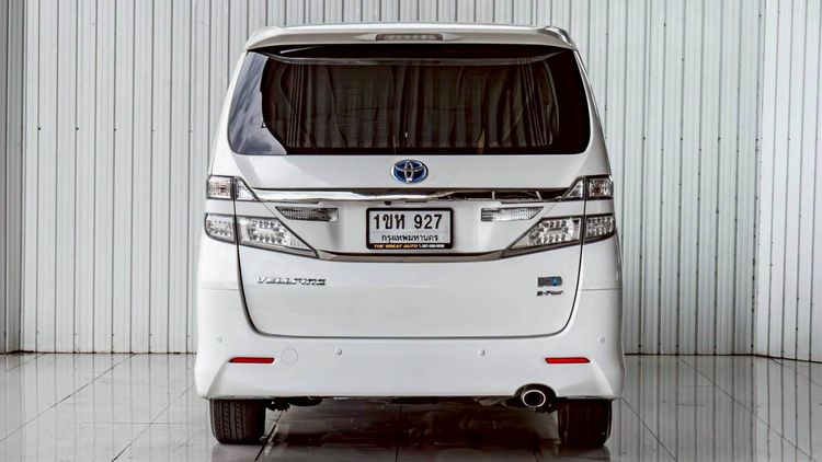 Toyota Vellfire 2012 2.4 Hybrid E-Four 4WD Van ไฮบริด ไม่ติดแก๊ส เกียร์อัตโนมัติ ขาว รูปที่ 4