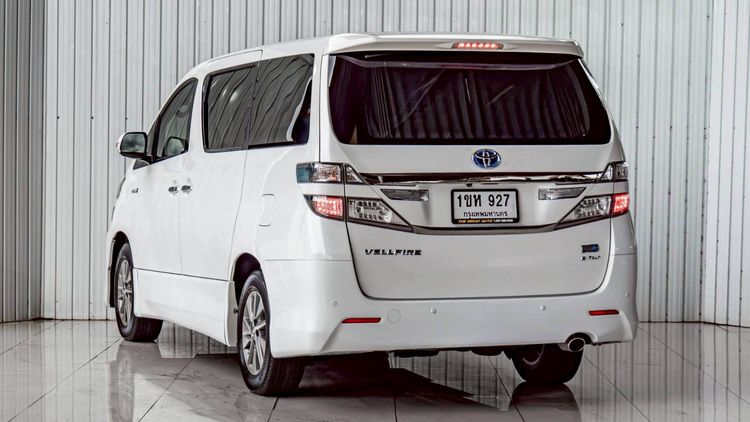 Toyota Vellfire 2012 2.4 Hybrid E-Four 4WD Van ไฮบริด ไม่ติดแก๊ส เกียร์อัตโนมัติ ขาว รูปที่ 2